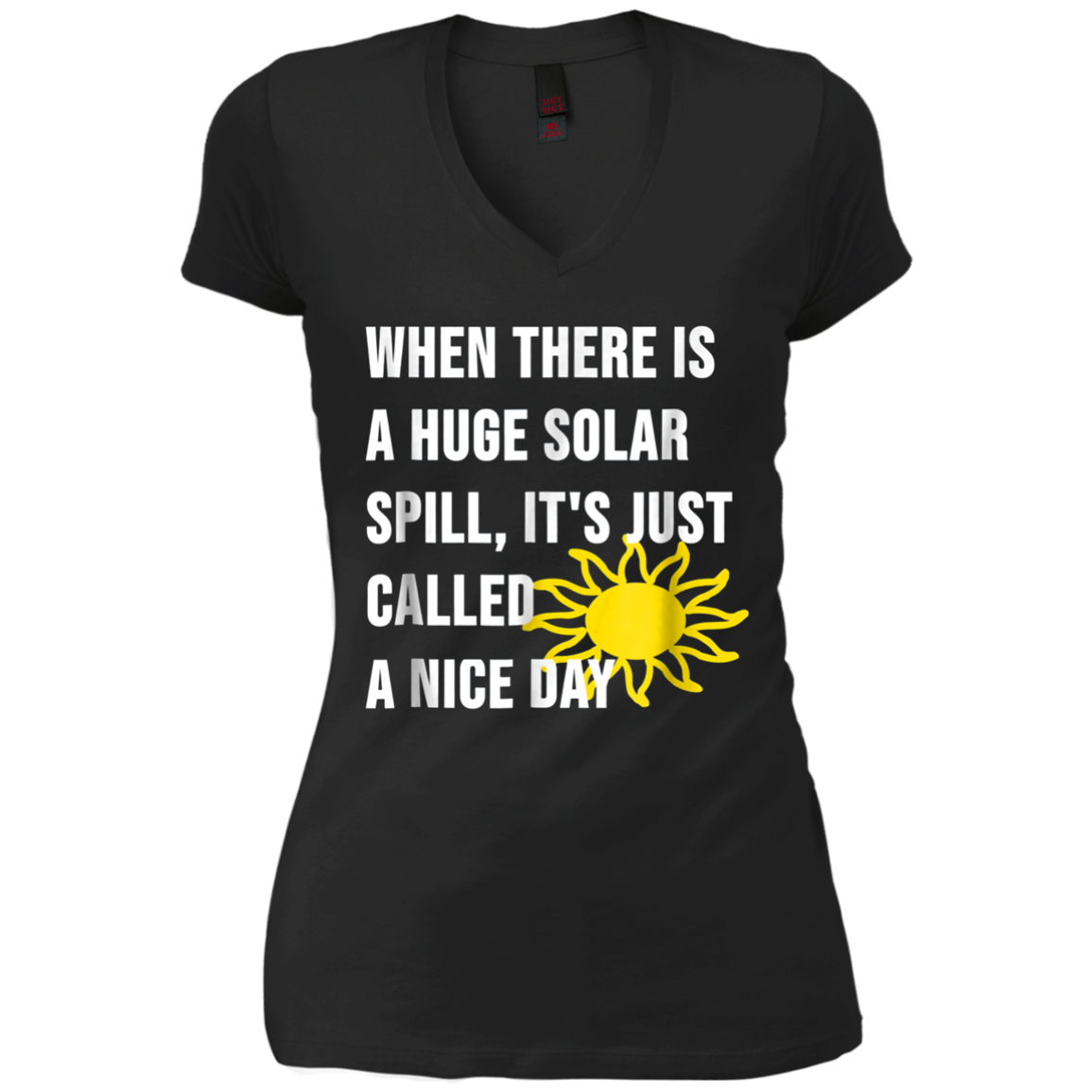 A Huge Solar Spill, Nice Day