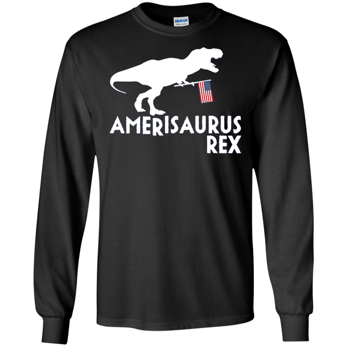 Amerisaurus Rex Shirt, Funy 4th of July Dinosaur USA Gift