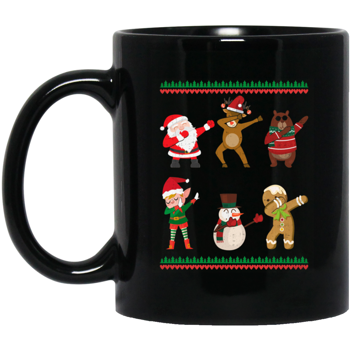 christmas Shirts dabbing santa and friends