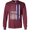 Image of American Flag Retired Police Officer Shirt