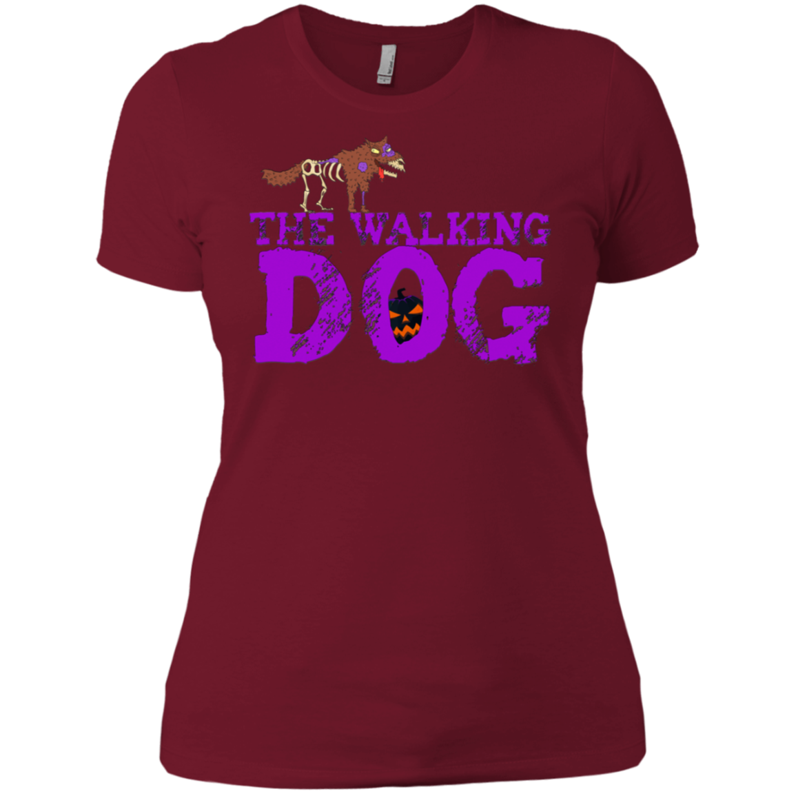 Funny Halloween Zombie Dog long-sleeved T-Shirt