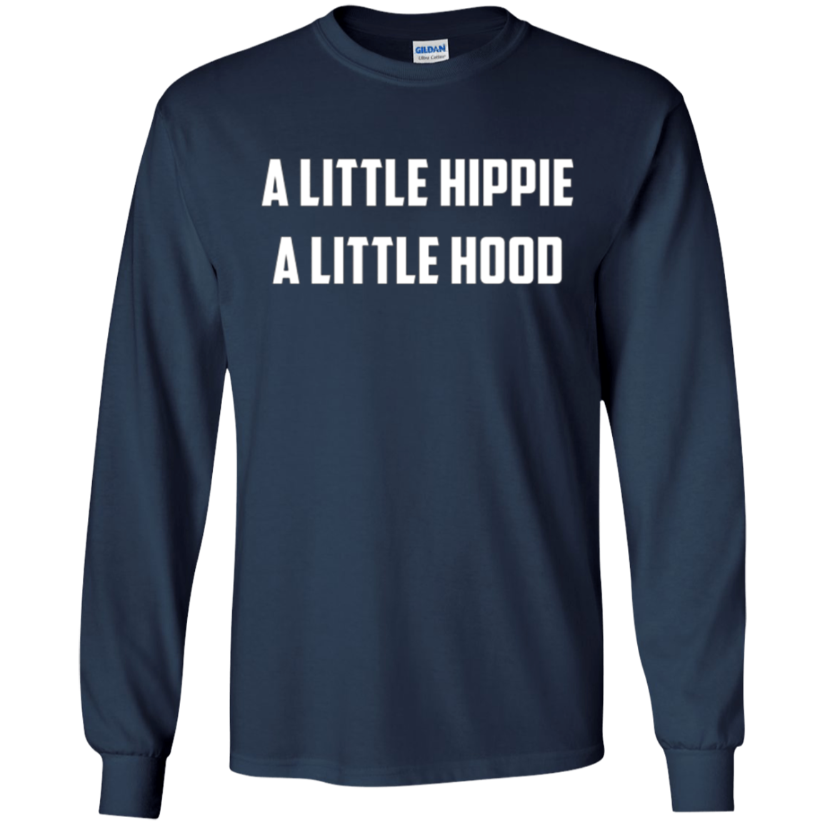 A Little Hippie A Little Hood T-Shirt | Funny Care Free Tee