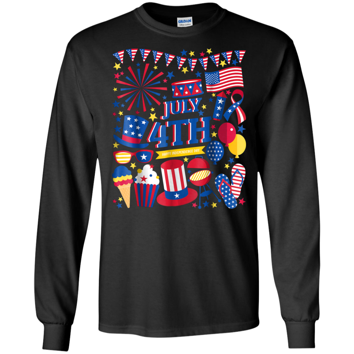 4th of July T-Shirt Cool BBQ Fireworks Tee For 4th of July!