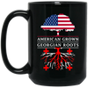 Image of American Grown with Georgian Roots - Georgia T-Shirt