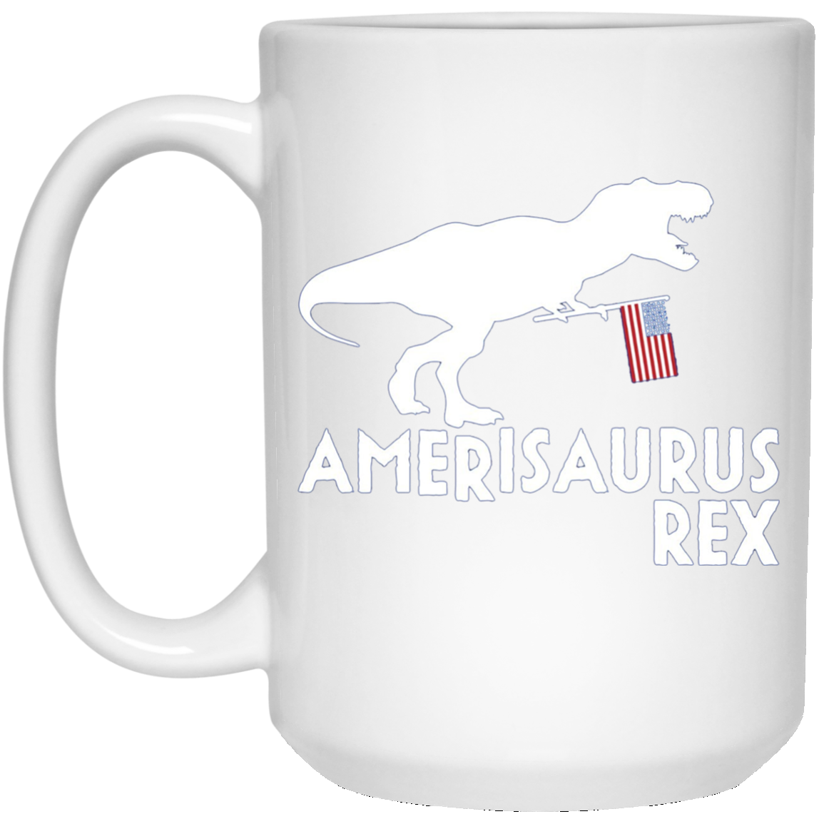 Amerisaurus Rex Shirt, Funy 4th of July Dinosaur USA Gift