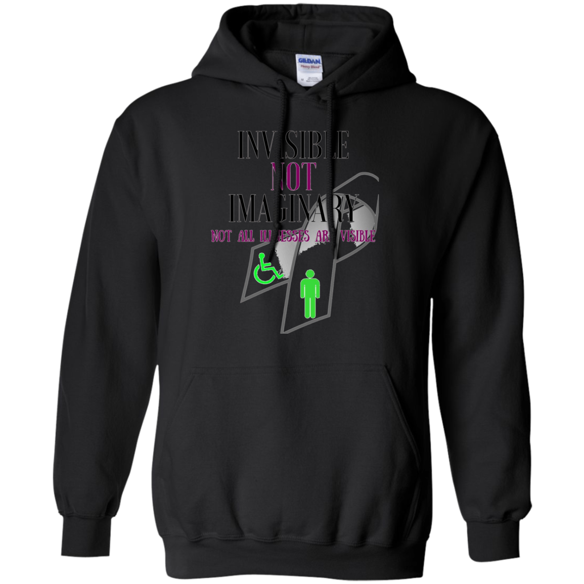Chronic Pain, Invisible Illness, Spoonie Awareness T-shirt