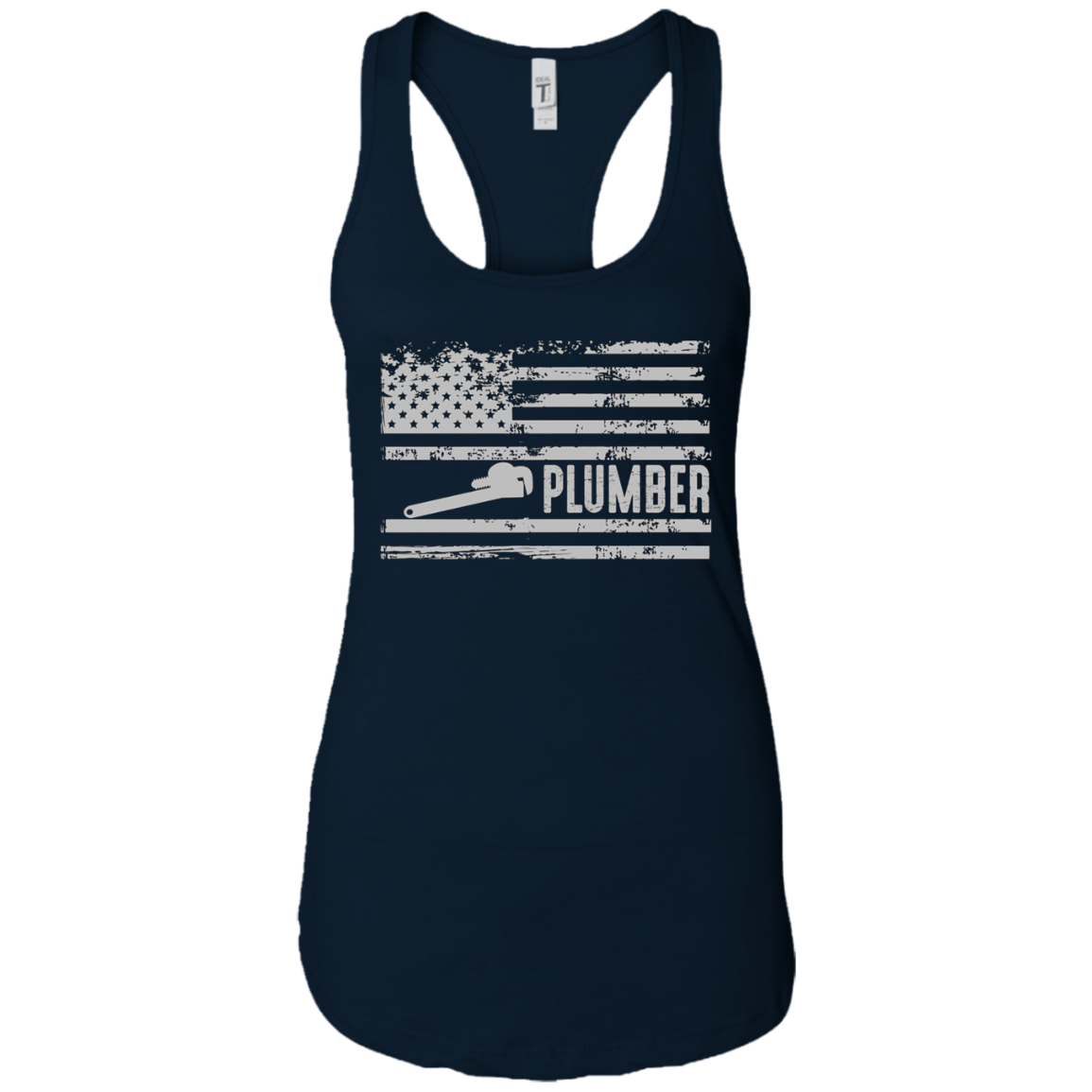 American Plumber United States Flag Gift T-Shirt