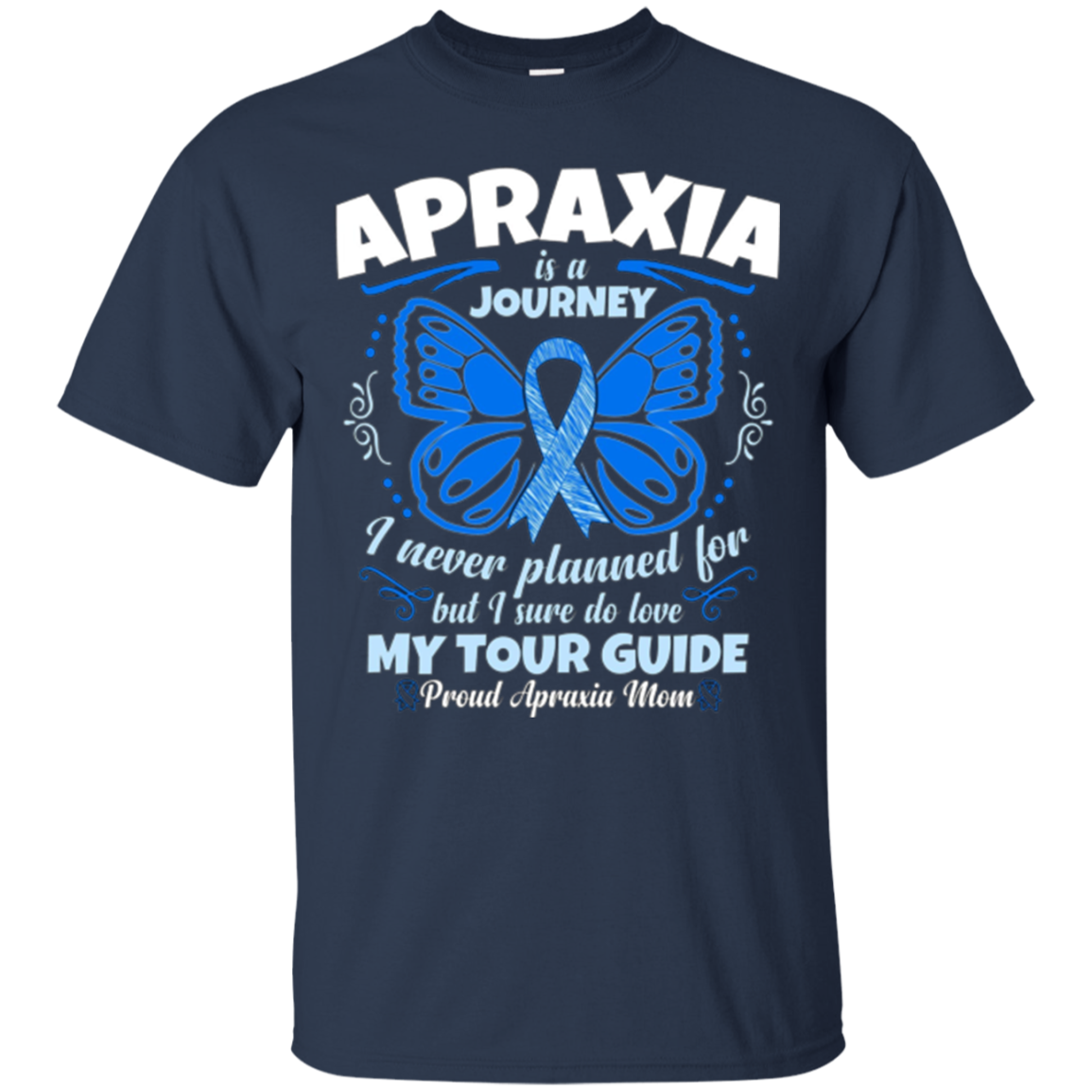 Apraxia Awareness T Shirt - Proud Apraxia Mom