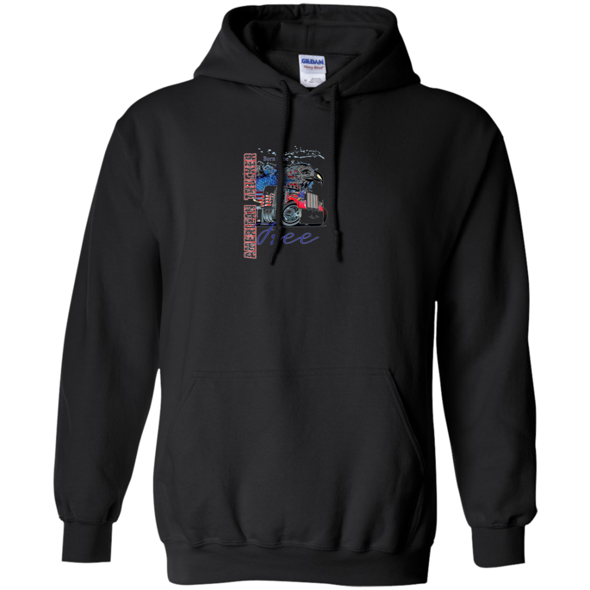 American TruckerT Shirt Truck Driver Patriotic TShirt