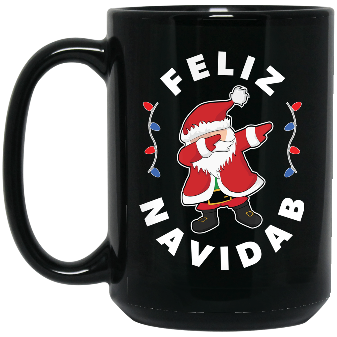 Santa Dabbing Christmas Shirt Feliz Navidab