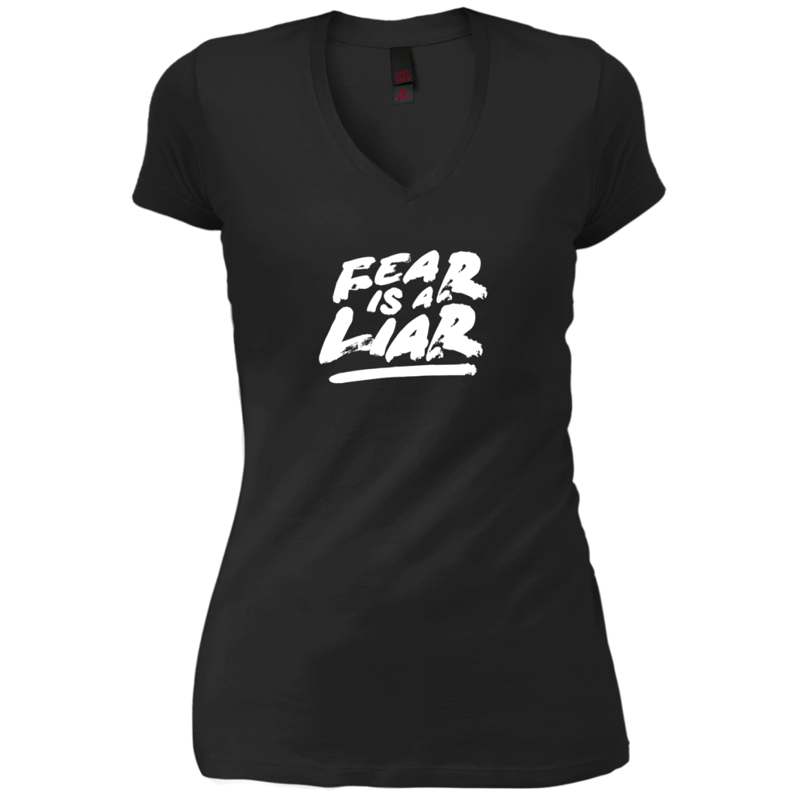 "Fear Is A Liar" T-shirt Success Wins Positive Thinking Tee