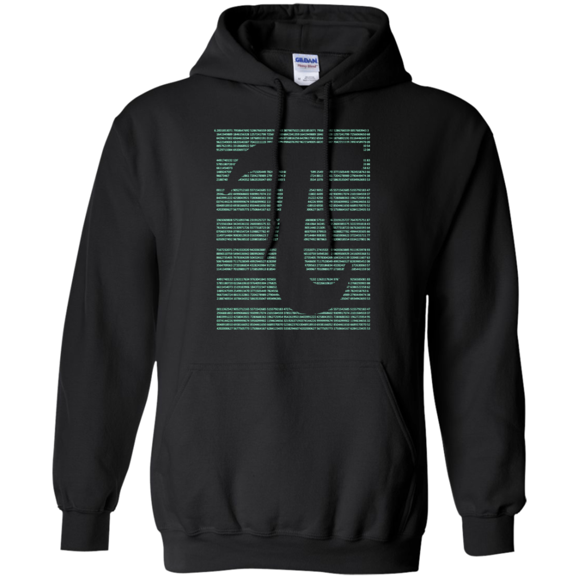 All Tau Number on one Shirt with Tau 2Pi Symbol T-Shirt