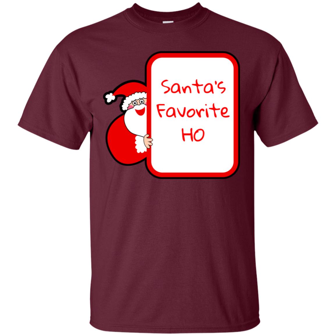 Santa's Favorite Ho Merry Christmas Funny Adult Shirt