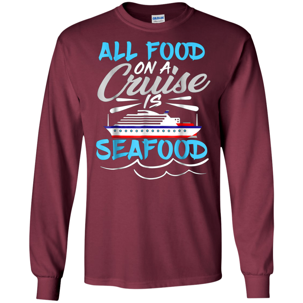 All Food On A Cruise Is Seafood Pink Shirts For Men Women