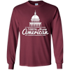 Image of 100% Pure American Proud Artwork T Shirt USA Citizen Gift