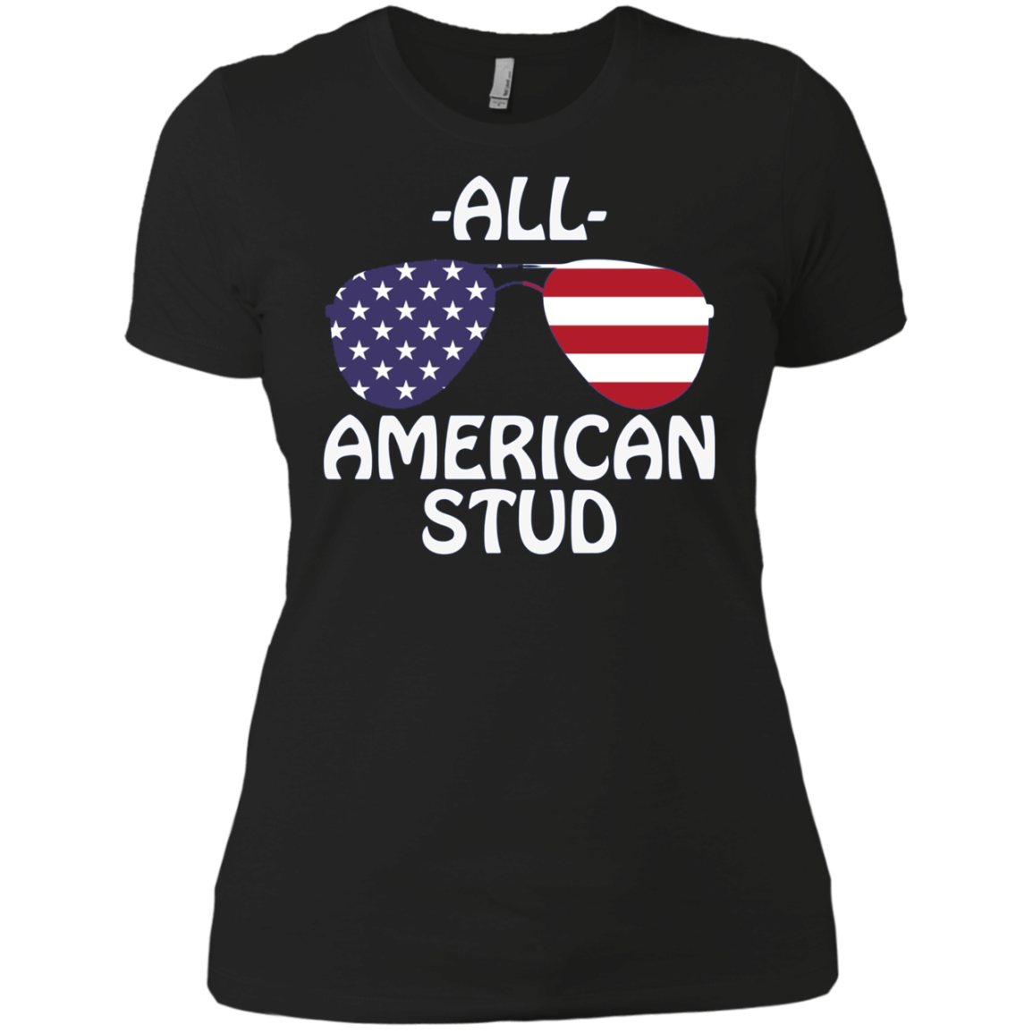 America 4th of July Patriot Sunglass USA Flag Cool T-shirt