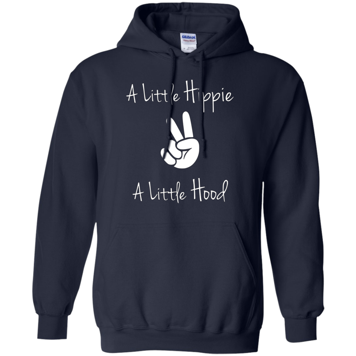 A Little Hippie A Little Hood T-Shirt | Funny Care Free Tee