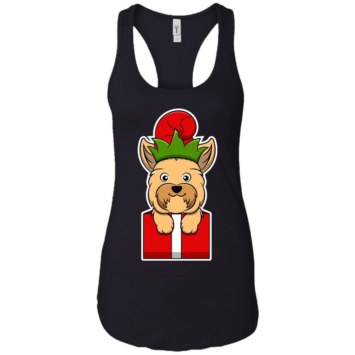 Christmas Yorkshire Terrier Dog T-Shirt, Puppy Xmas Gift
