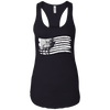 Image of American Flag T-Shirt With Elk Vintage Look