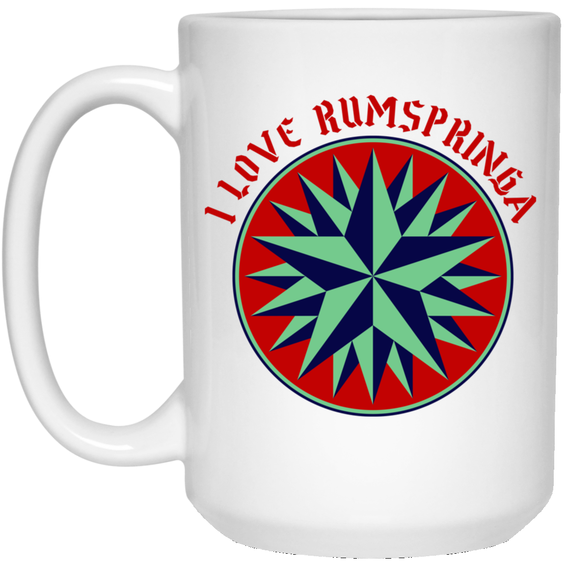Amish - I Love Rumspringa Hex Sign Star 1- Fun Ls T-Shirt