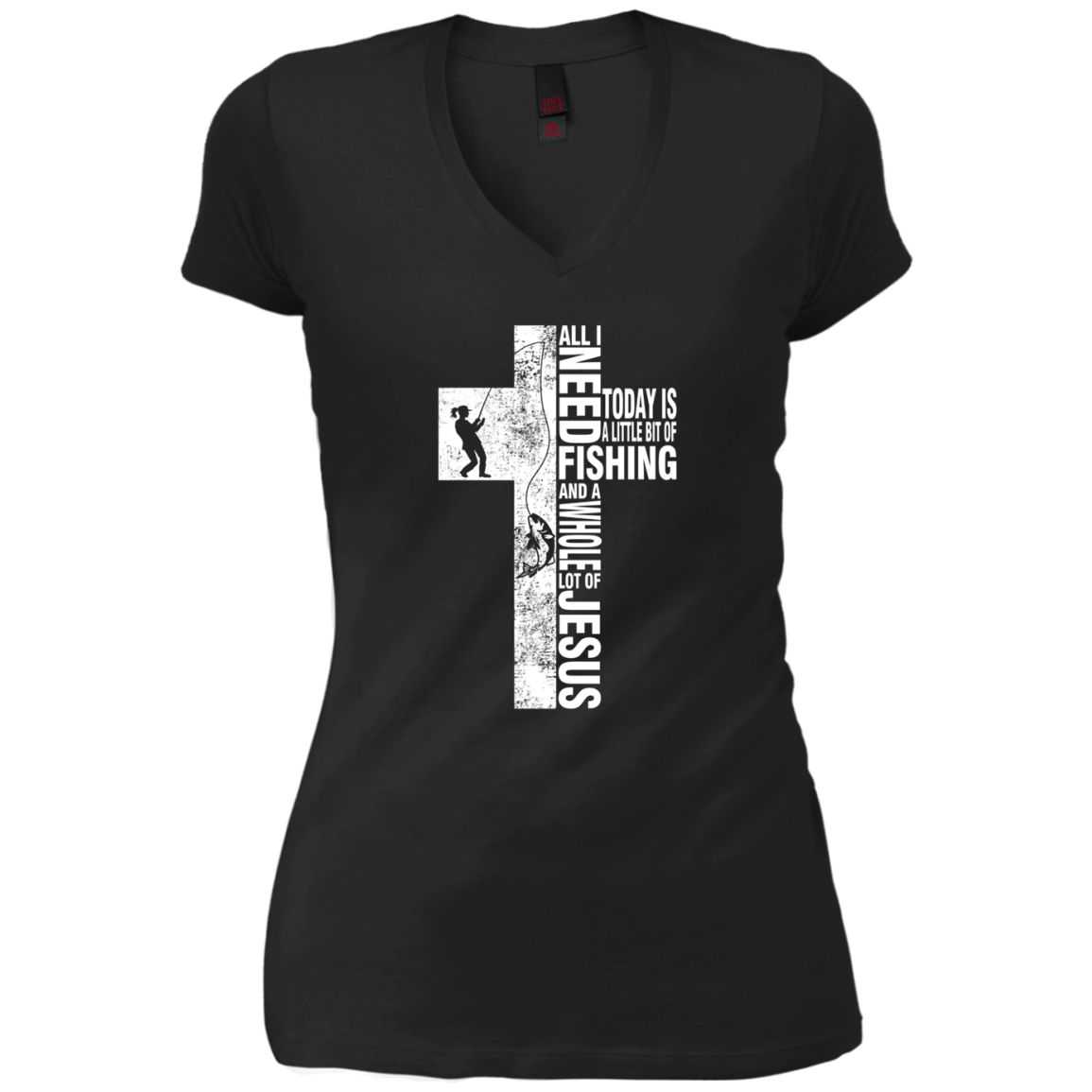 All I Need Is Fishing And Jesus T-shirt