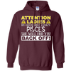 Image of Attention Ladies My Girlfriend Is A Crazy Pisces Funny Tee