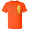 Image of Alexander Hamilton Quote Shirt Gold Silhouette T-Shirt