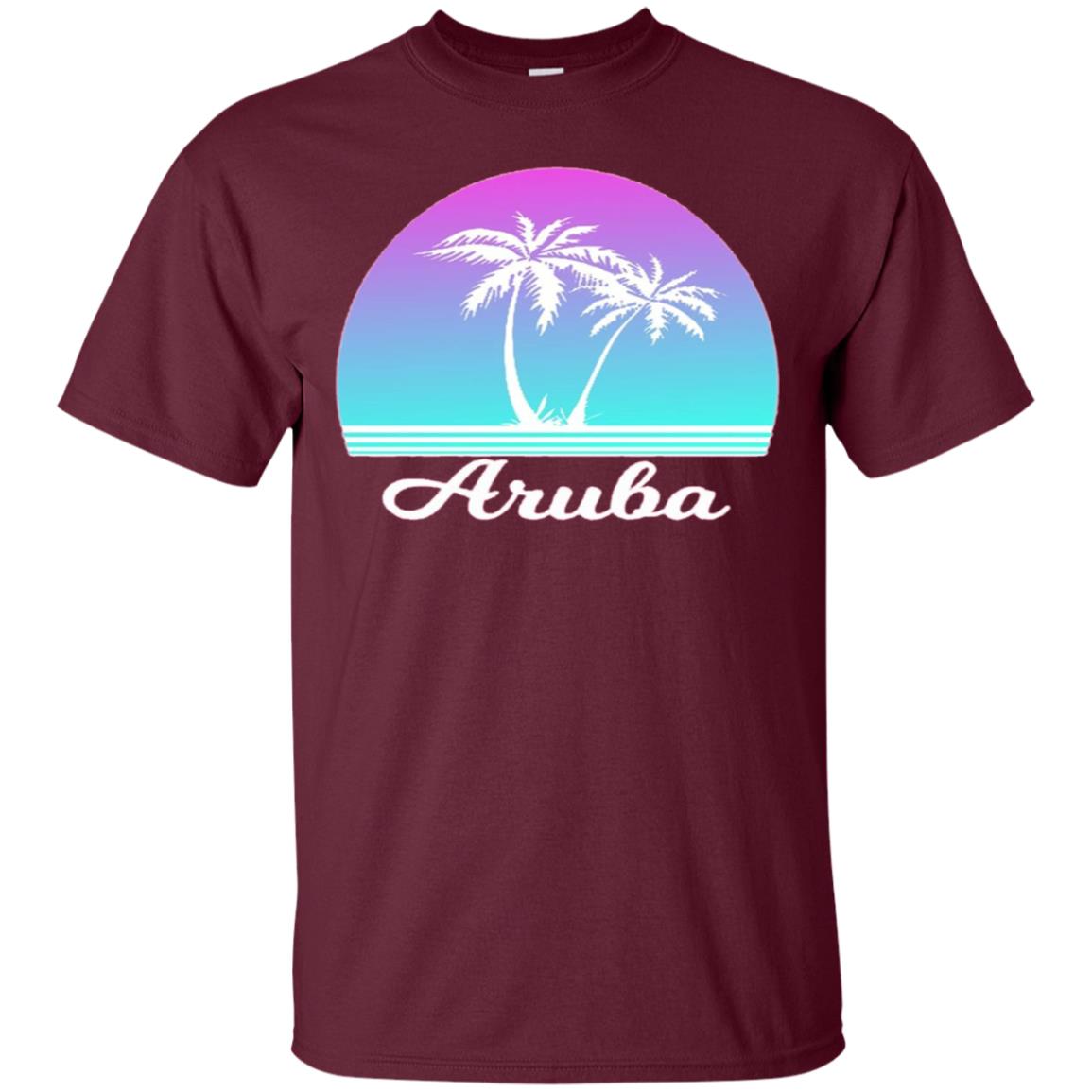 Aruba Souvenir TShirt Tropical Palm Tree Beach Travel Gift