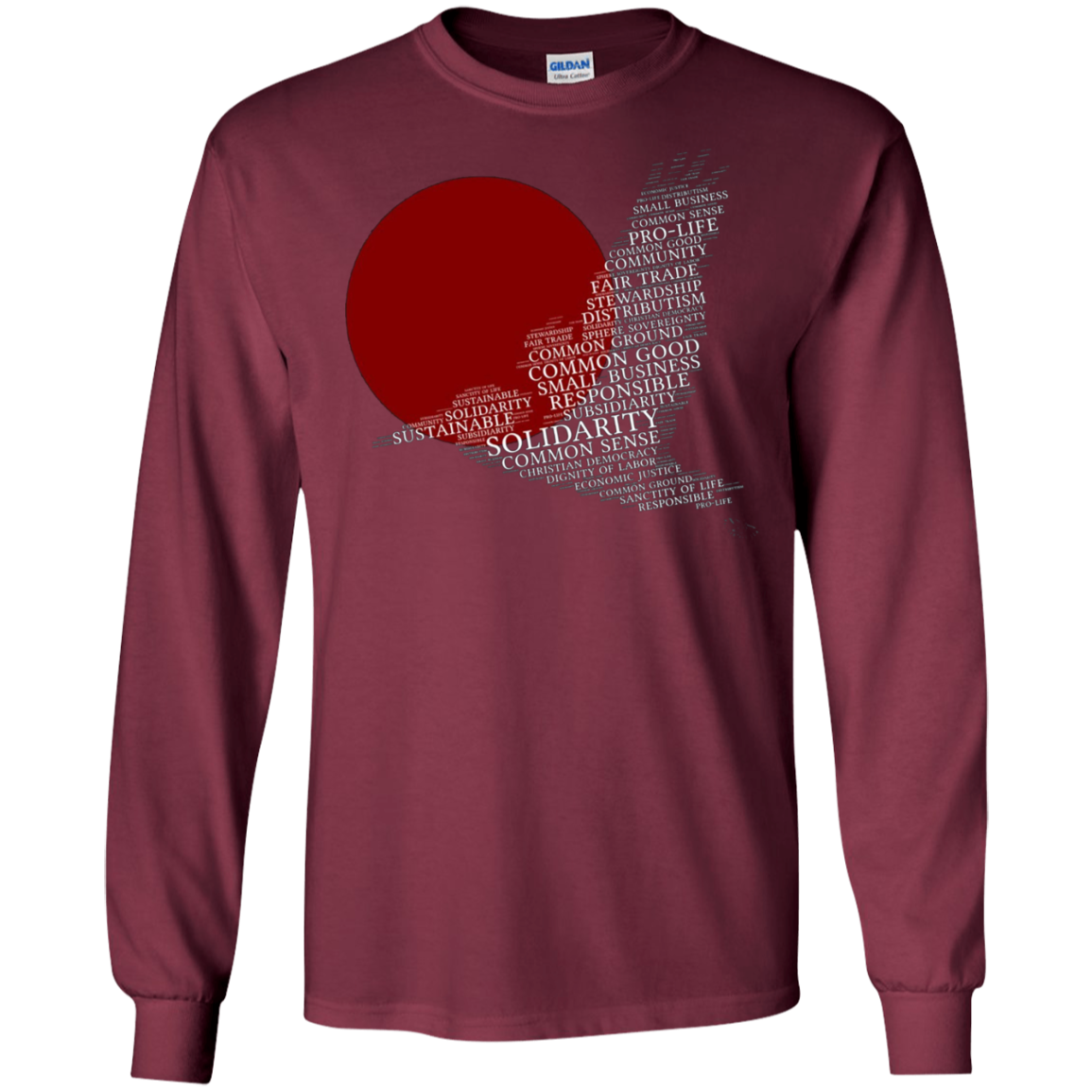 American Solidarity Party Word Cloud Logo T-Shirt