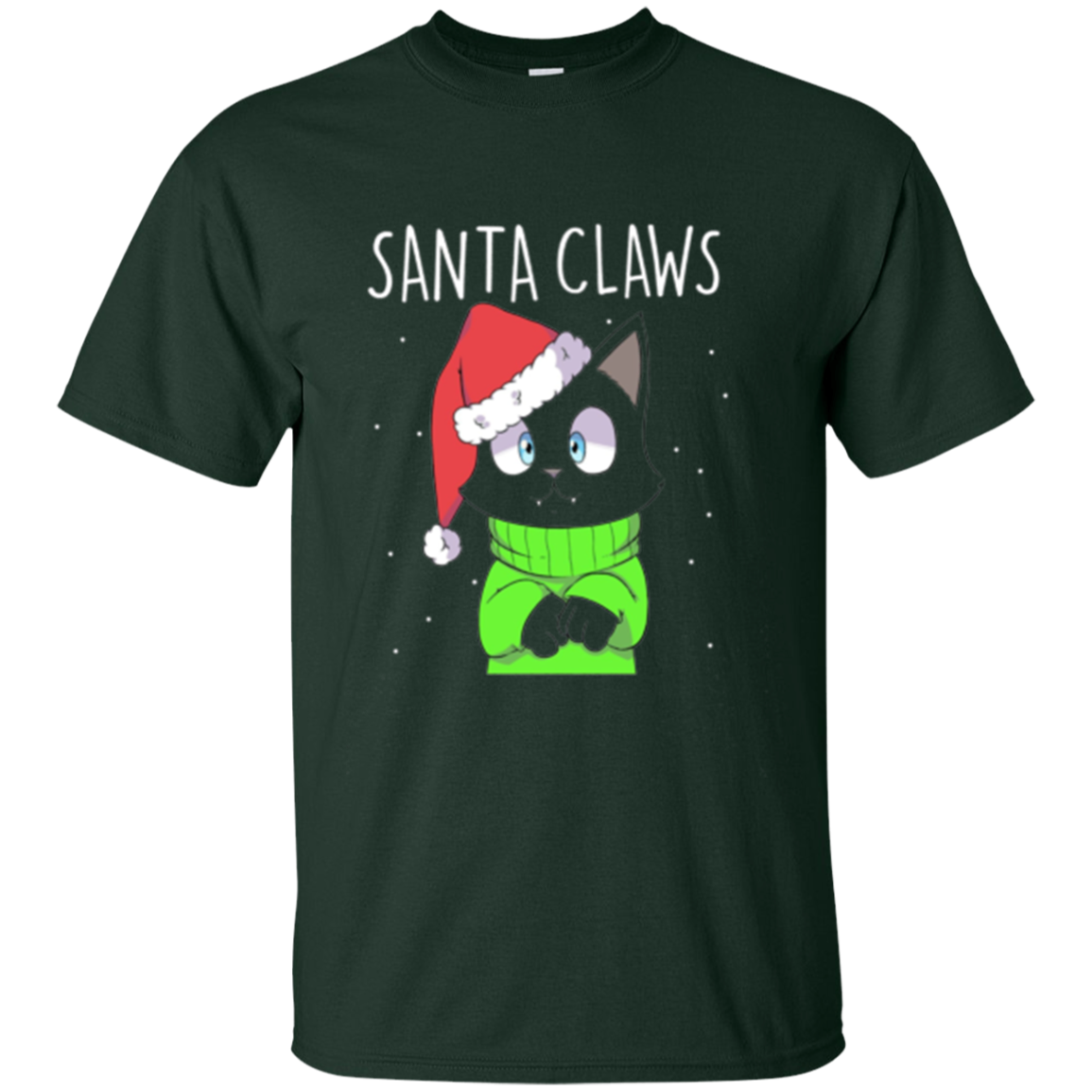 Santa Claws Cat Lovers Long Sleeve Shirt