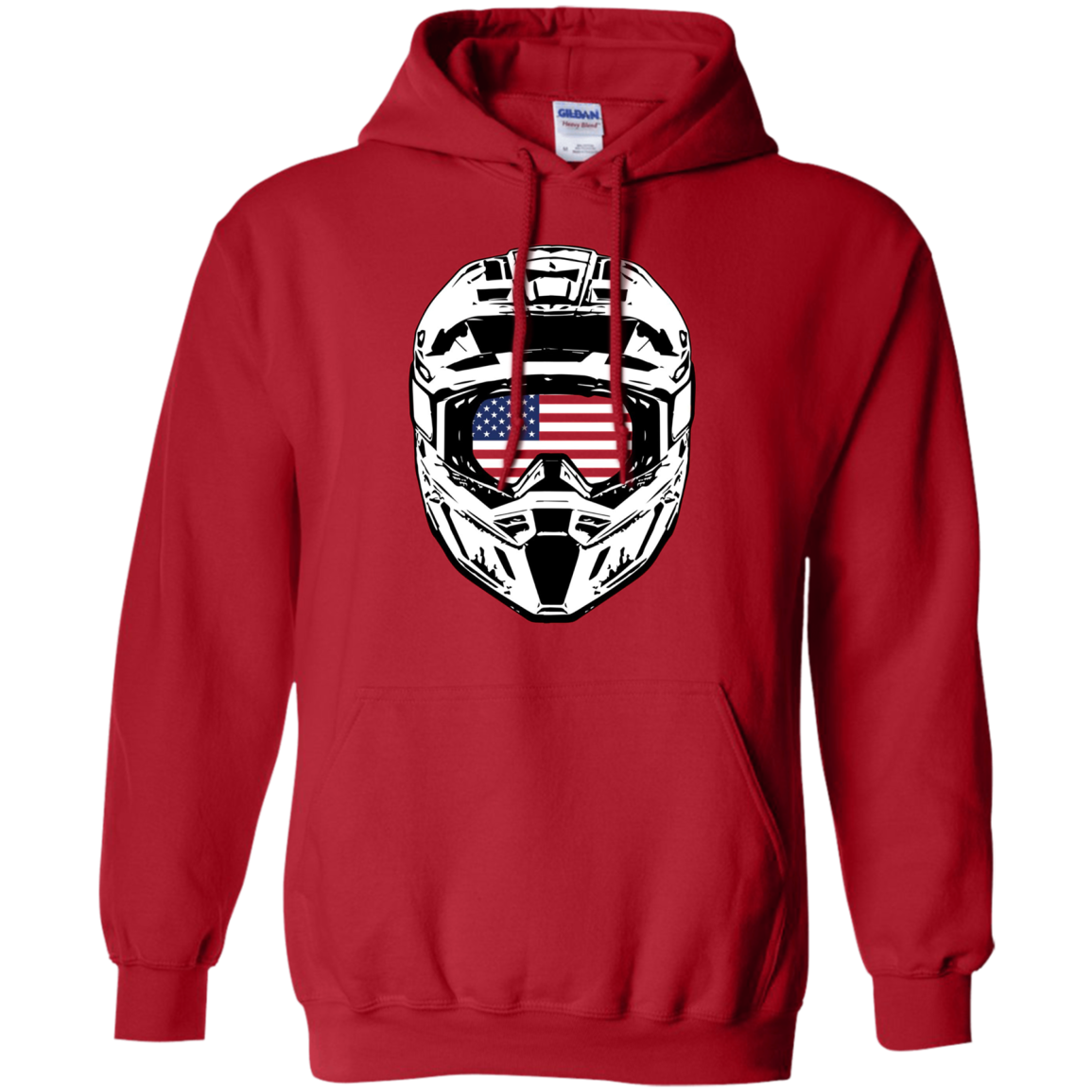 American Flag Moto / Snowmobile Helmet T-Shirt