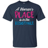 Image of Un endroit féministe est dans le tee-shirt de résistance des vêtements de Womens
