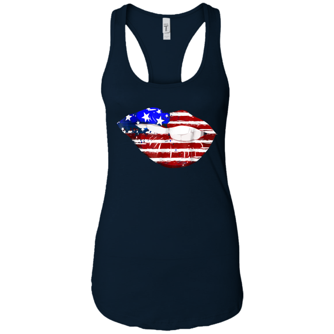 American Flag Sexy Lips Shirt -July 4th Gift