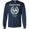 Image of Argentina Soccer Team Russia 2018 T Shirt Football Fan