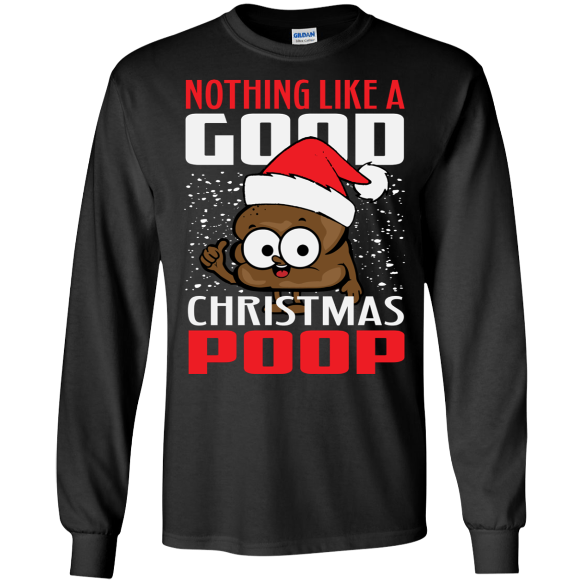 Christmas Tee Nothing Like a Good Christmas Emoji Poop Shirt
