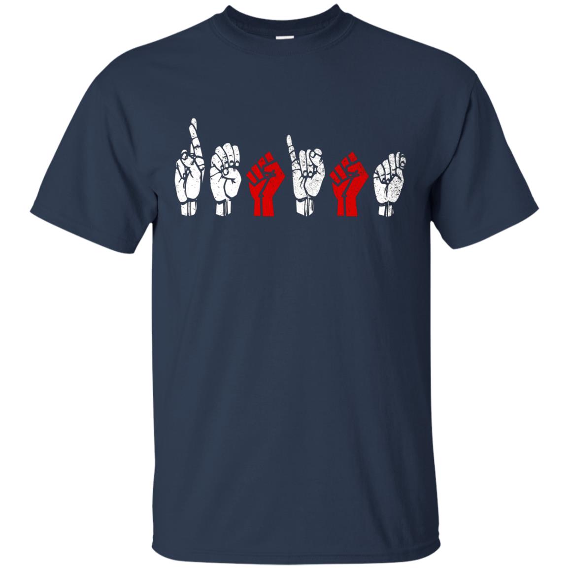 American Sign Language Resist long sleeve T shirt