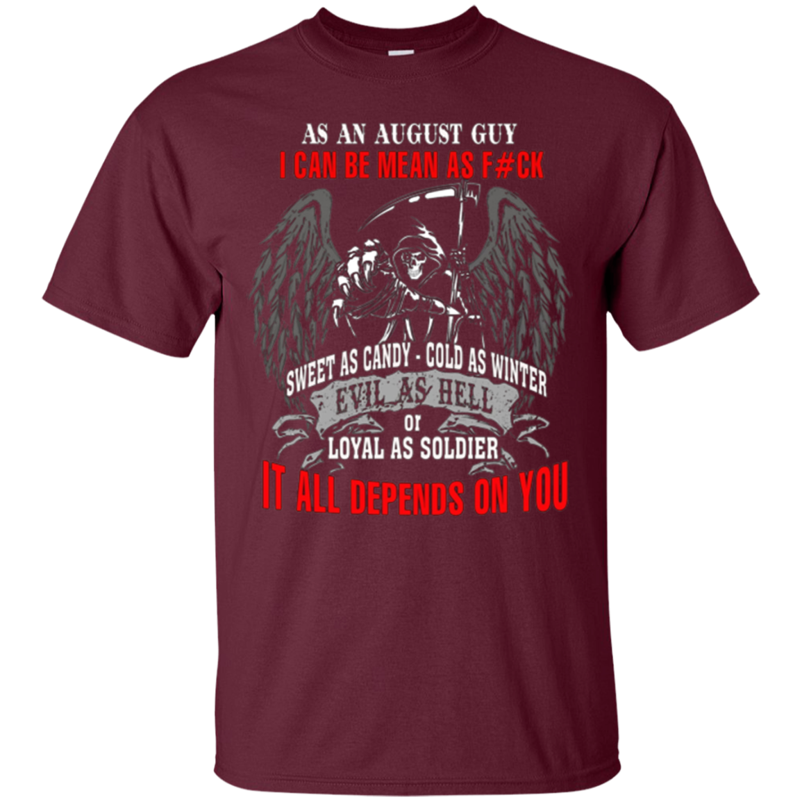 as a august guy t-shirt