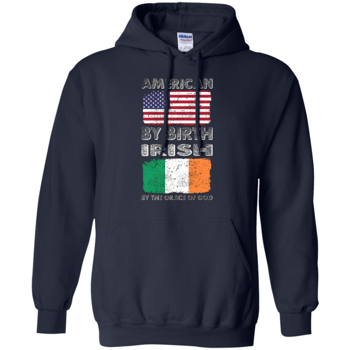 American by Birth Irish by Grace of God Heritage T-Shirt