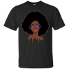 Image of Afro Art Natural Hair T-shirt pour femmes noires