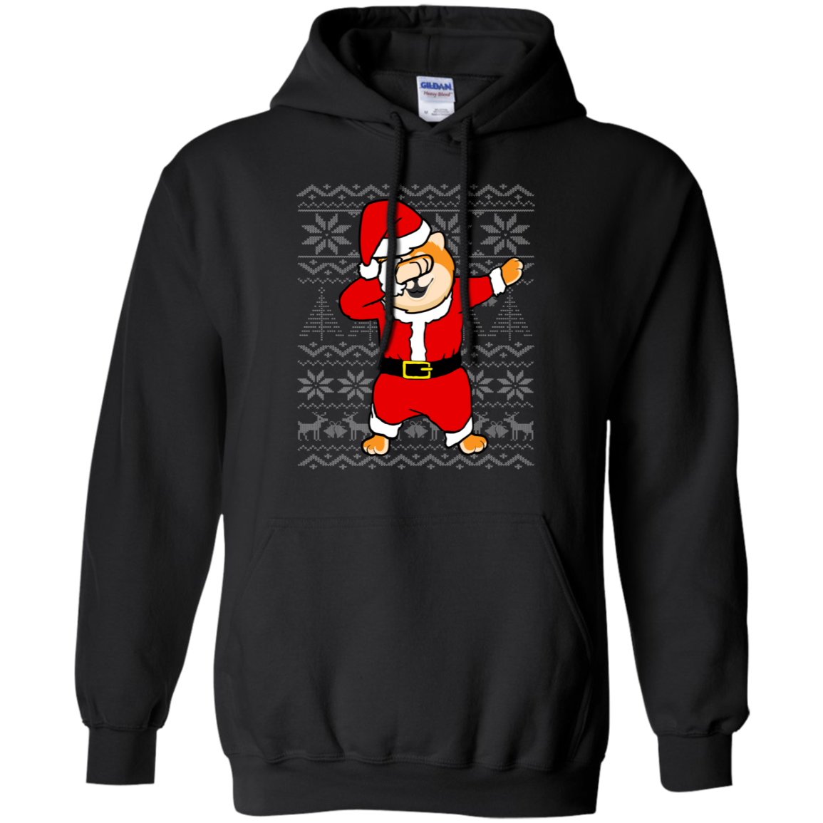 Akita Dabbing Santa Claus Merry Xmas Japanese