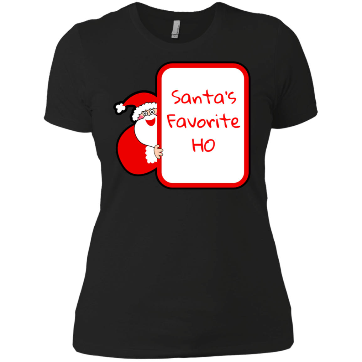 Santa's Favorite Ho Merry Christmas Funny Adult Shirt