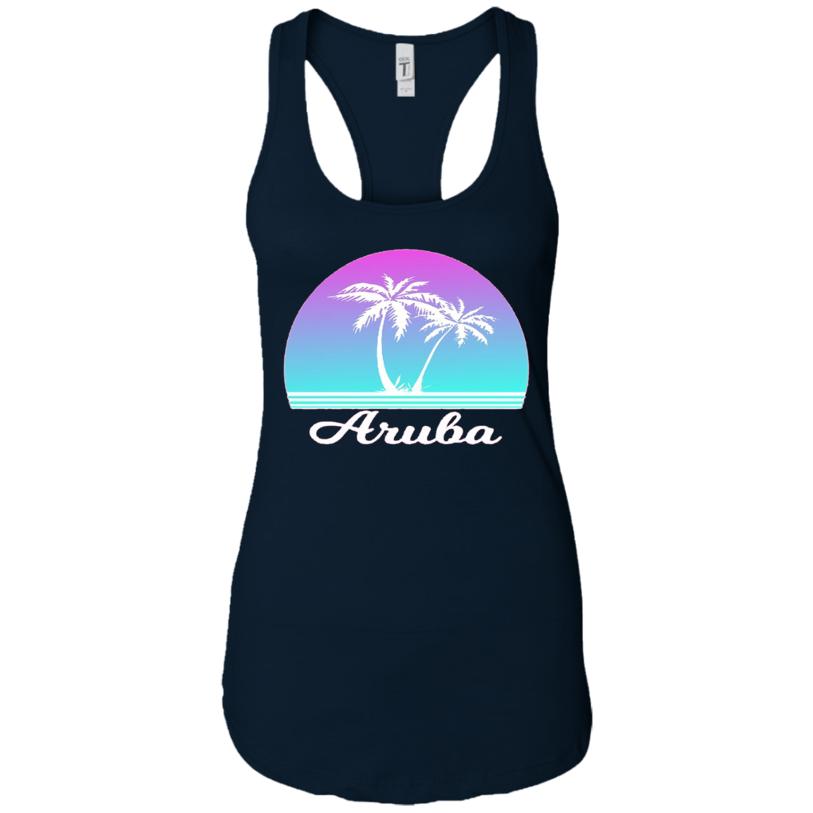 Aruba Souvenir TShirt Tropical Palm Tree Beach Travel Gift