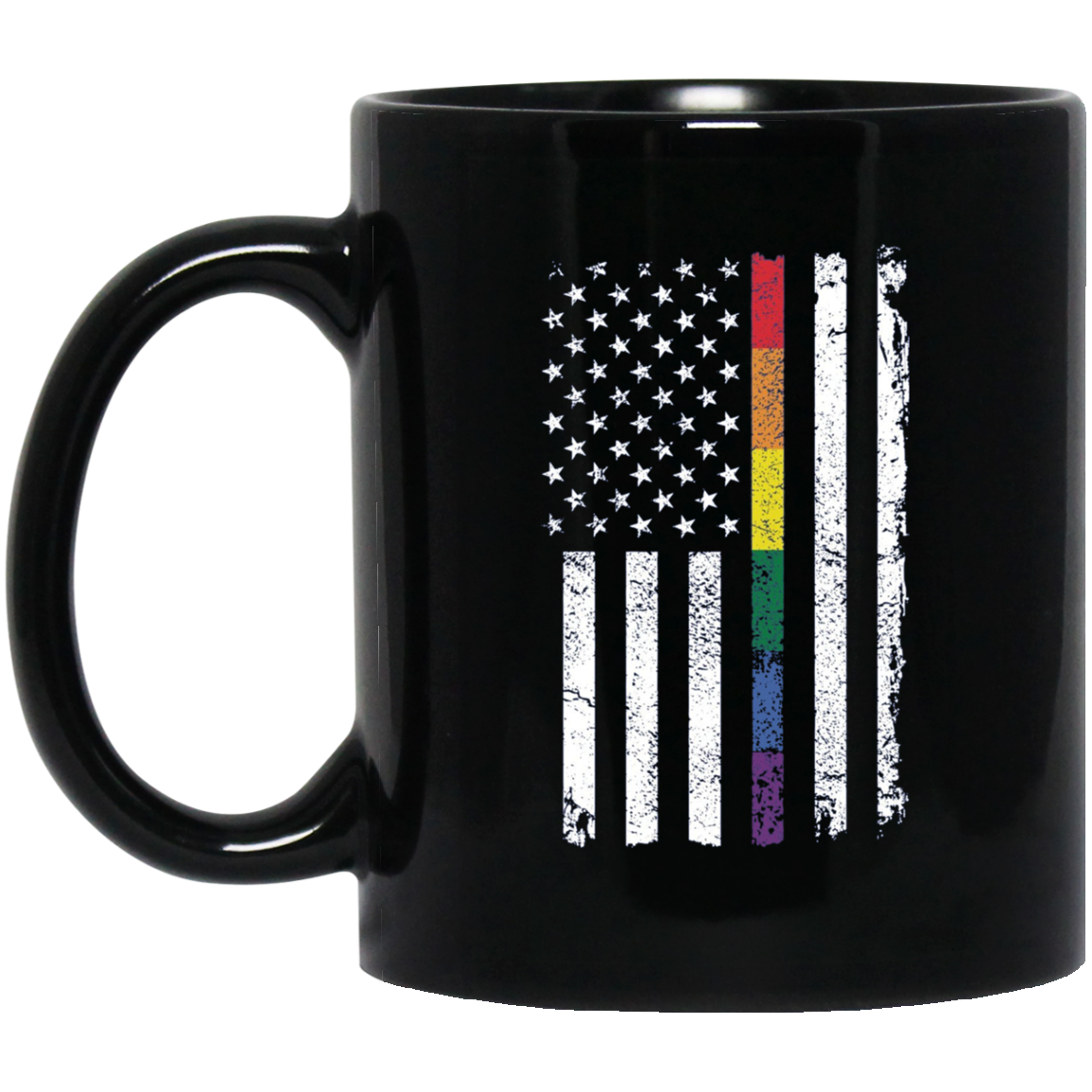 American LGBT Pride LGBTQ Supporter Long Sleeve Tshirt