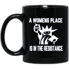 Image of A womens place is in the resistance long sleeve