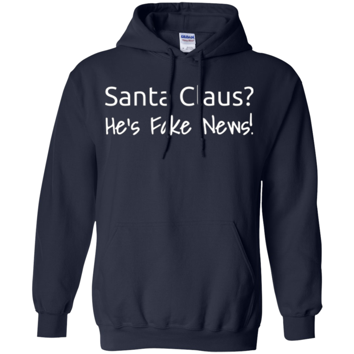 Santa Fake News T-Shirt Trump Joke Funny Christmas Gift