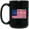Image of American Bennington Flag United States of America 1776 Shirt