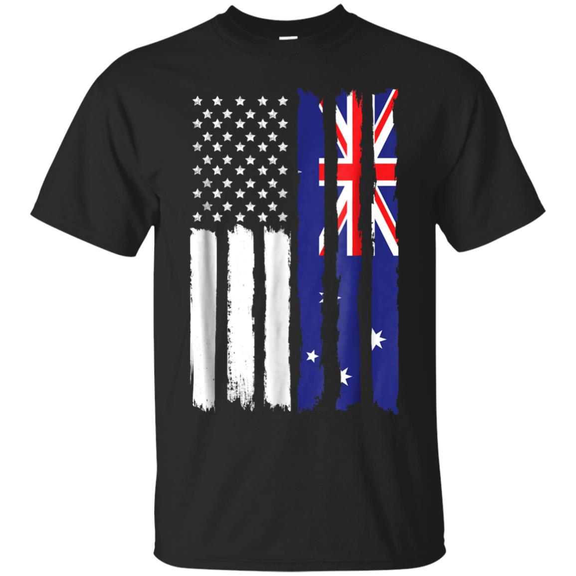 T-shirt de drapeau patriotique d’Australie américain