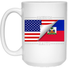 Image of American Haitian Flag Stars T-Shirt Great Gift Tee