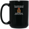 Image of "BEARS WILL KILL YOU" Funny Brown Grizzly Bear T-shirt
