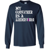 Image of Alzheimer's Awareness Shirt For Godfathers Purple Ribbon Tee